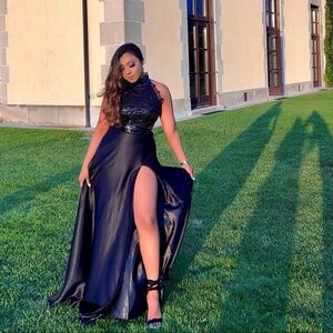 Fashion Nova Black Evening Dress